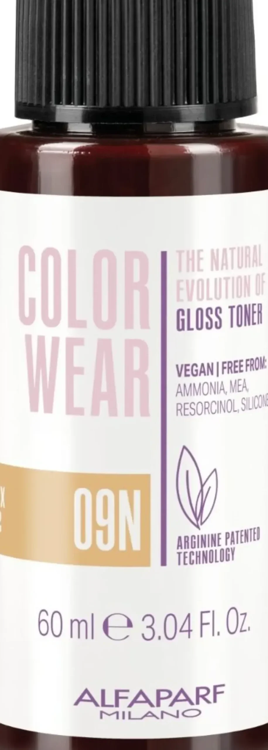 Alfaparf Milano Color Wear Gloss Toner 09N Soft Very Light Natural Blonde - 60 ml