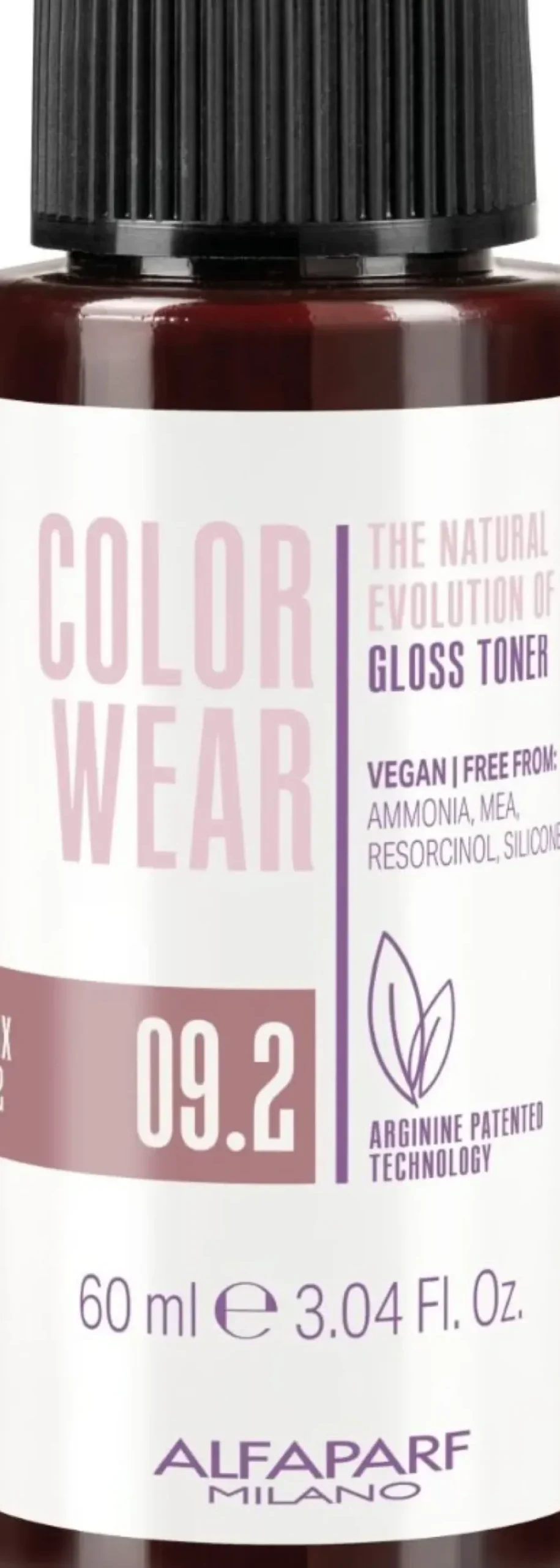 Alfaparf Milano Color Wear Gloss Toner 09.2 Soft Very Light Violet Blonde - 60 ml