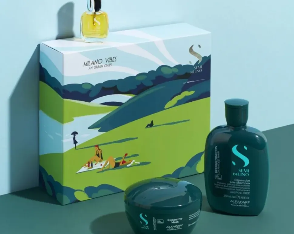 Alfaparf Milano Holiday Kit Semi di Lino Reconstruction 465 ml