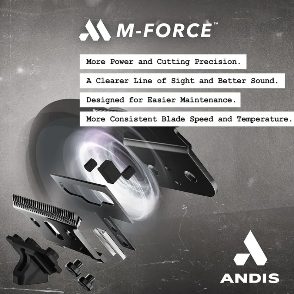 Andis GTX-EXO II Gold with M-Force Cordless Li Trimmer