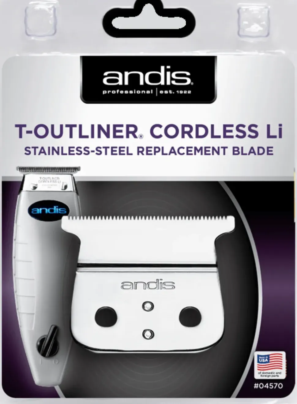 Andis T-Outliner Replacement Blade Stainless Steel