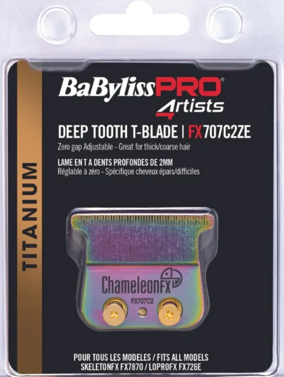 BaByliss PRO 4Artists ChameleonFX Deep Tooth Blade Trimmer Replacement Blade