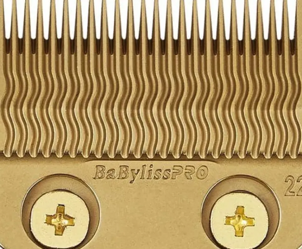 BaByliss PRO Fxone Gold Titanium Metal-Injection Molded (MIM) Precision Fade Blade