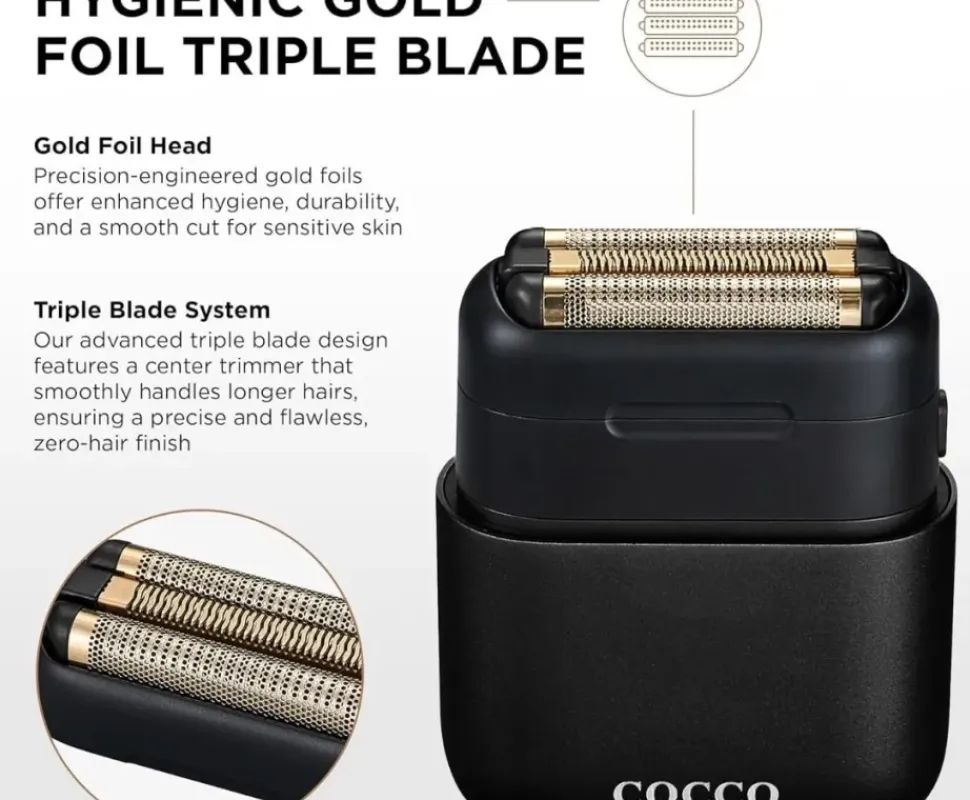 COCCO Impacto Micro Wet - Dry Shaver Black