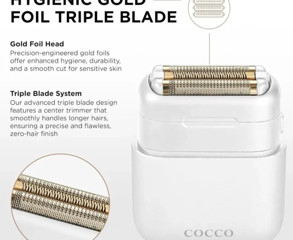 COCCO Impacto Micro Wet - Dry Shaver White