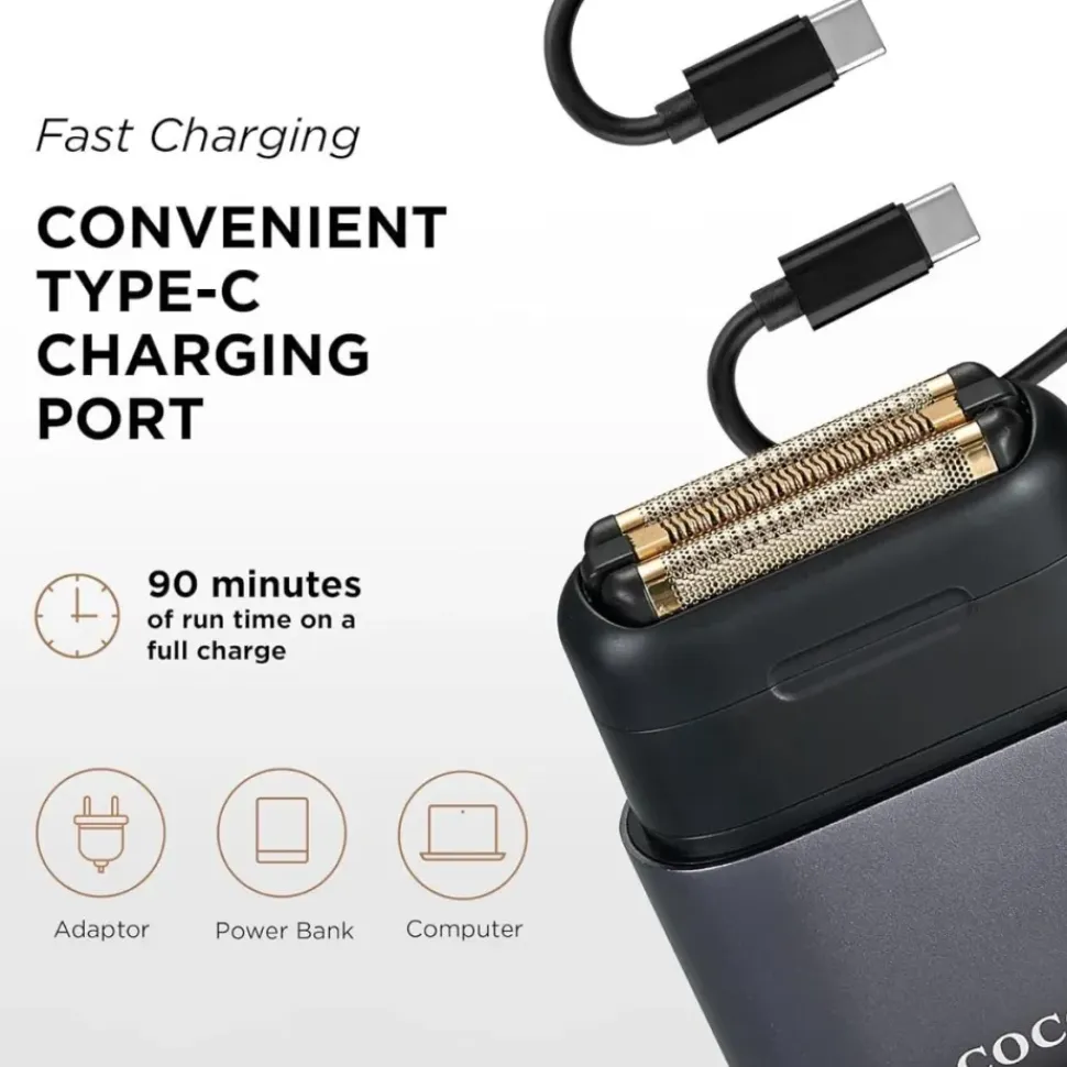 COCCO Impacto Micro Wet - Dry Shaver Grey