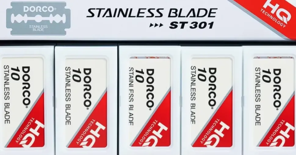 Dorco 100 Pcs Double Edge Razor Blades Dorco Platinum