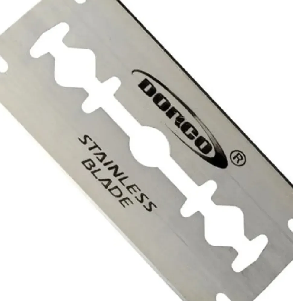 Dorco 100 Pcs Double Edge Razor Blades Dorco Platinum