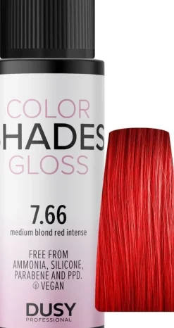 Dusy Color Shades 7.66 Medium Blond Red Intense 60 ml