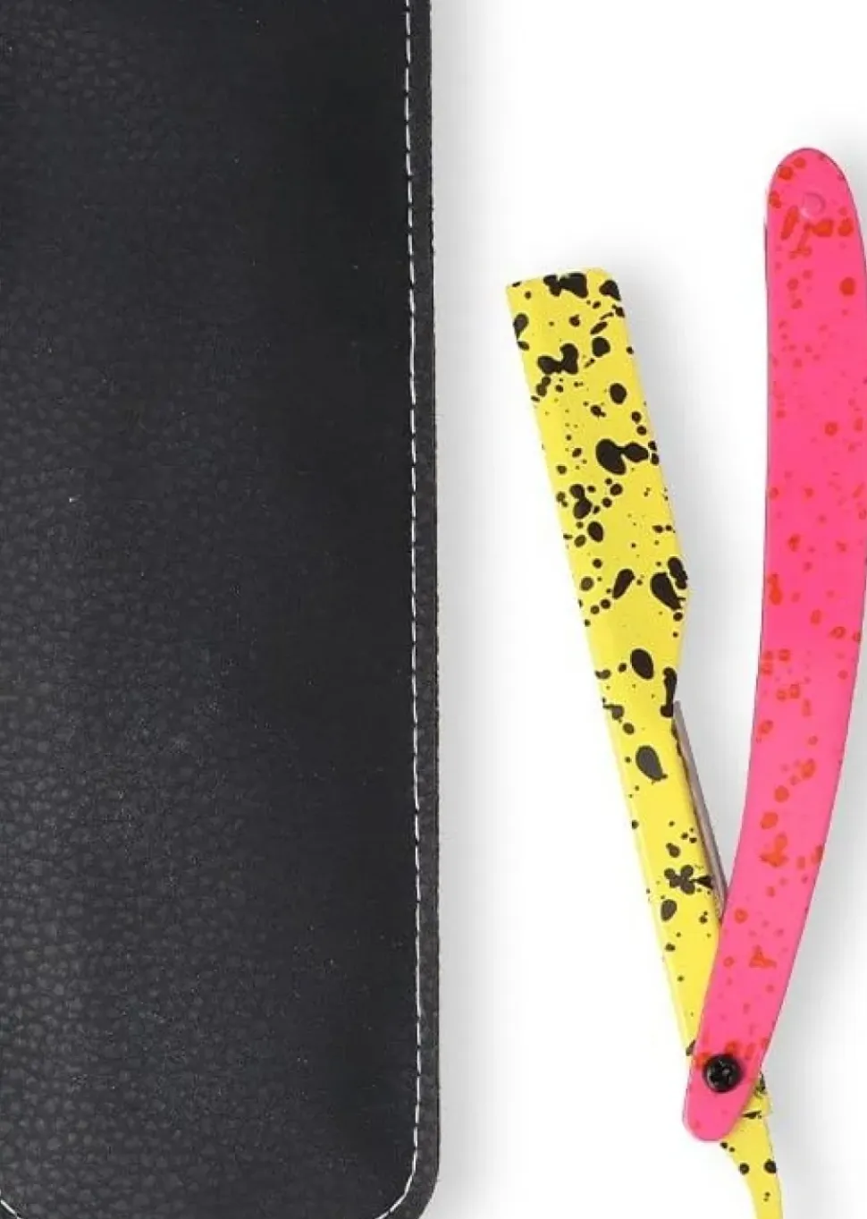 Eurostil Blessed Professional Razor Neon Yellow Pink