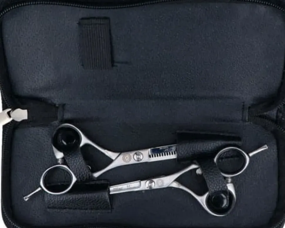 Eurostil - Flash Case 2 Cutting And Sculpting Scissors 5,5