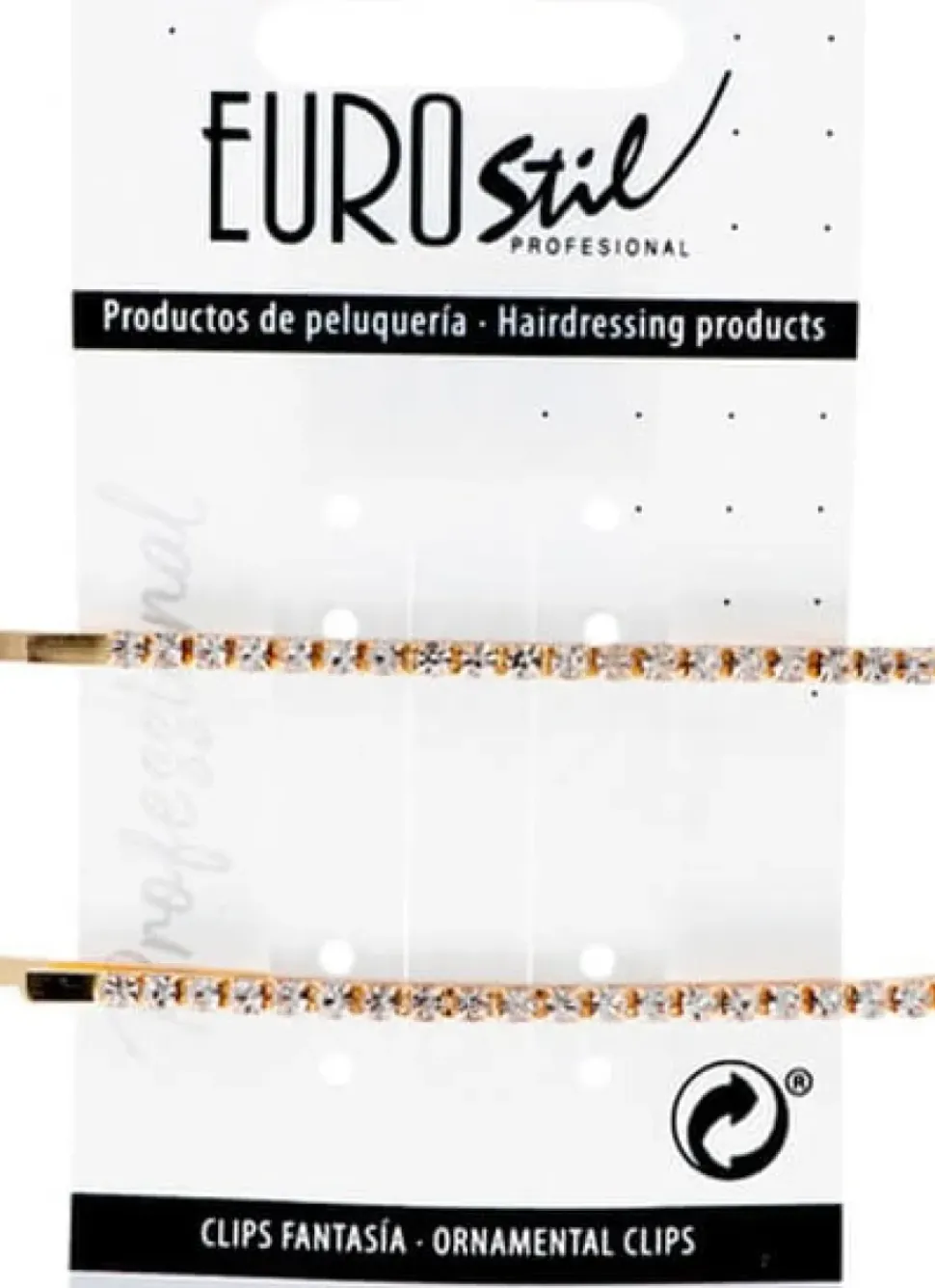 Eurostil - Hair Grips With Pearls - 2 Pcs (U)