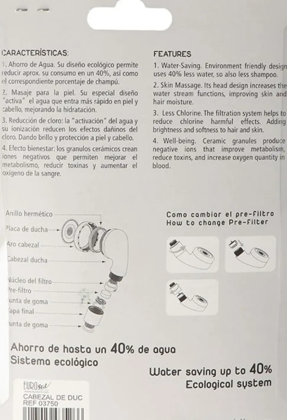Eurostil Ionic Shower Head