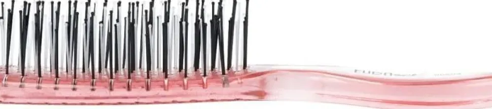 Eurostil - Small Double Height Pua Detangler Brush Pink - 16,5 cm