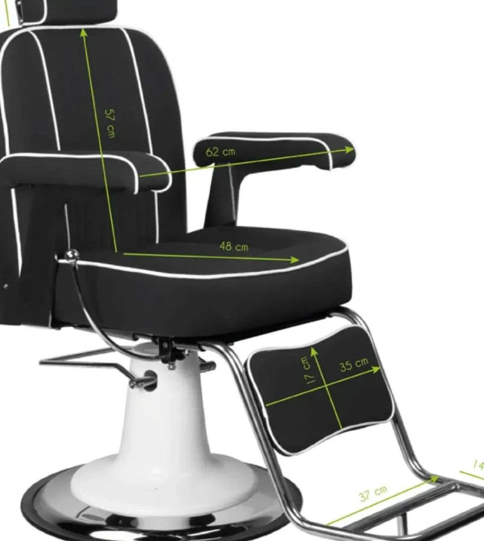 Gabbiano Amadeo Black Barber Chair