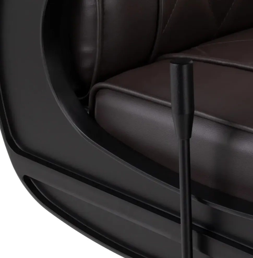 Gabbiano Barber Chair Dark Brown BM88066B