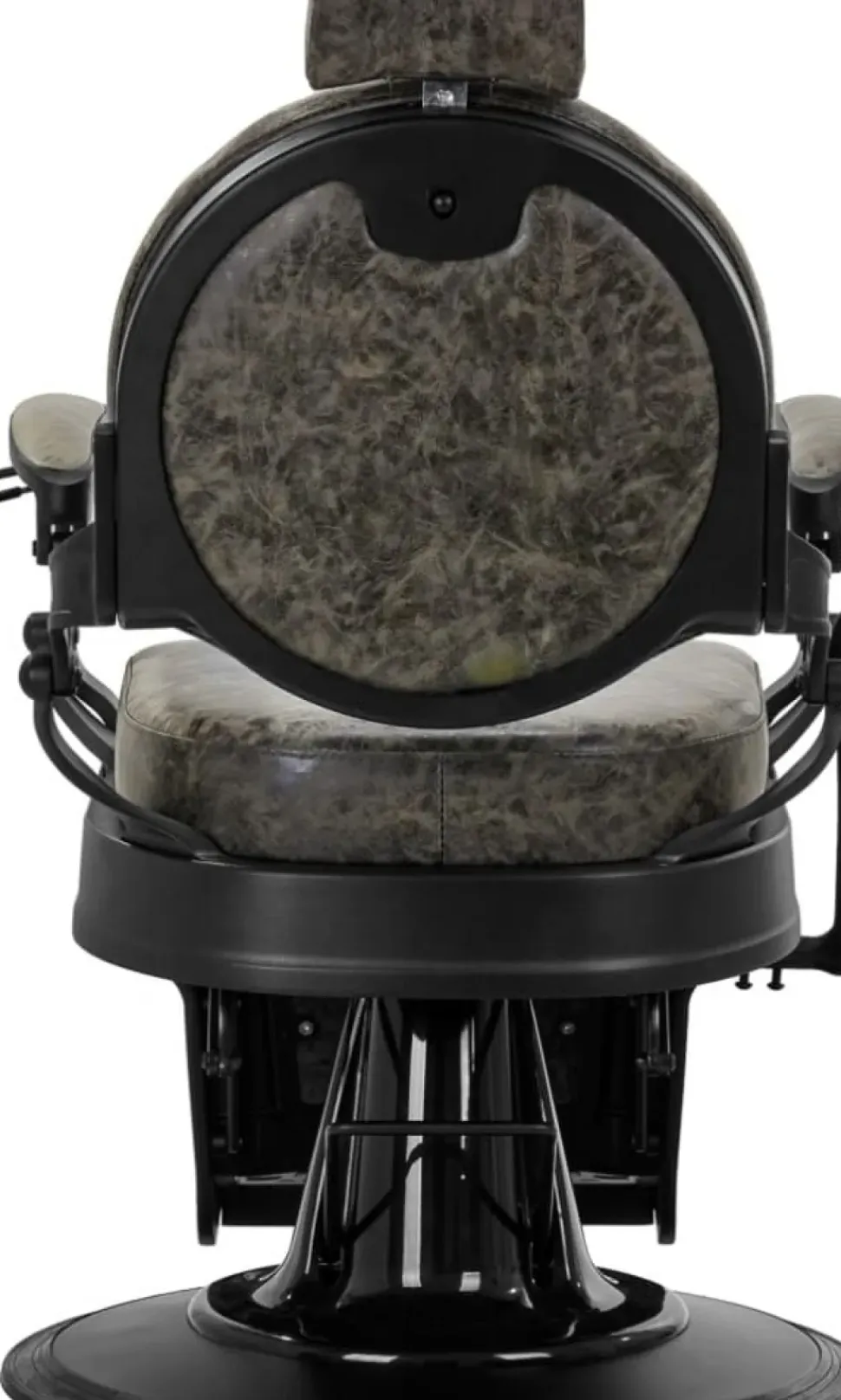 Gabbiano Barber Chair President Old Leather Green