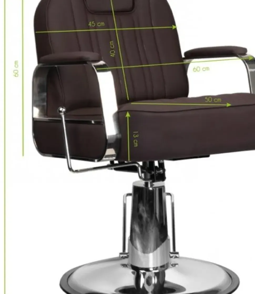 Gabbiano Brown Stern Barber Chair