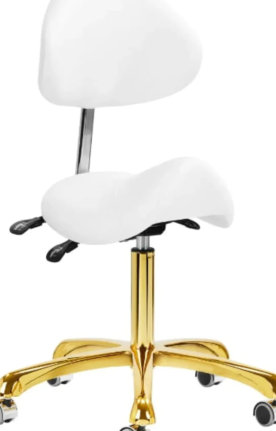 Gabbiano Cosmetic Stool Giovanni White Gold