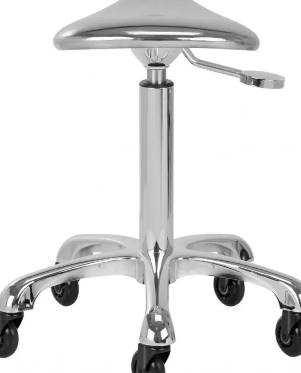 Gabbiano Fine Silver Stool
