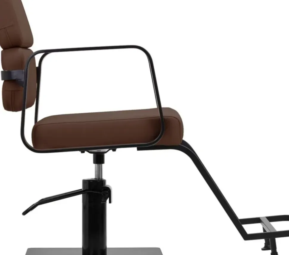 Gabbiano Hairdressing Chair Porto Black Chocolate