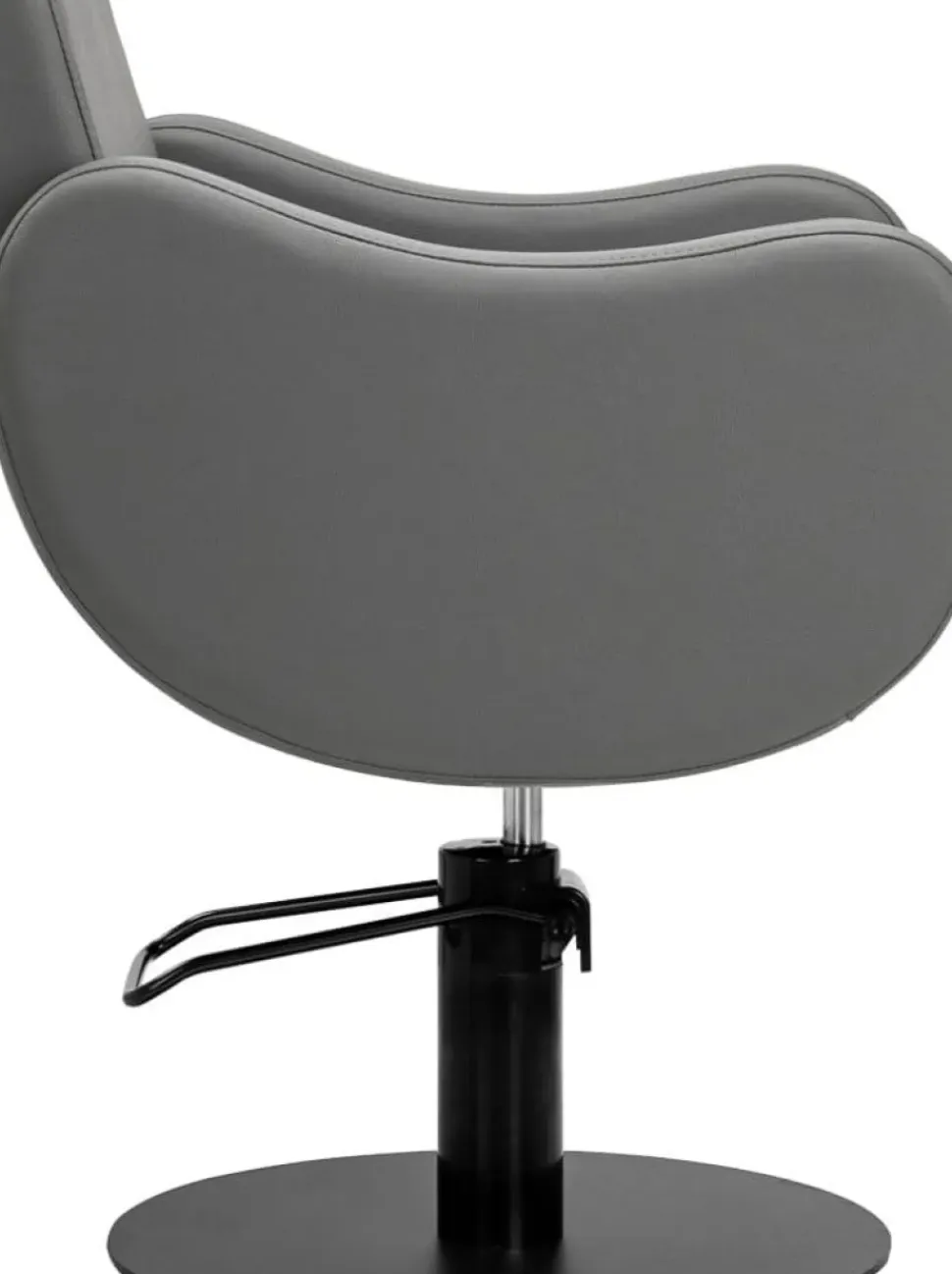 Gabbiano Hairdressing Chair Sewilla Gray Black Base