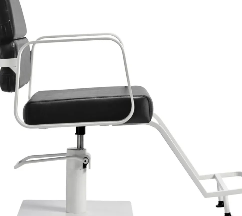 Gabbiano Hairdressing Chair Porto White Black
