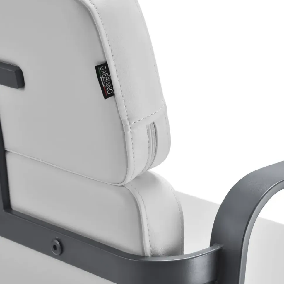Gabbiano Hairdressing Chair Porto Gray White