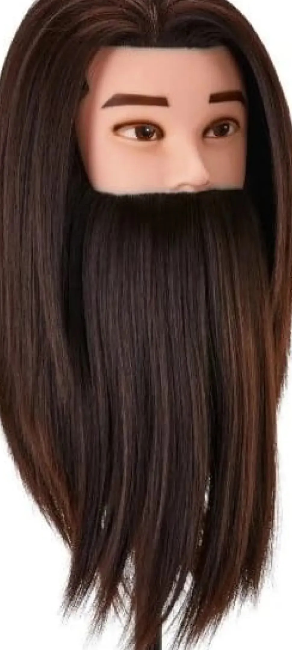 Gabbiano WZ4 Training Head With Beard Synthetic hair - 27 cm