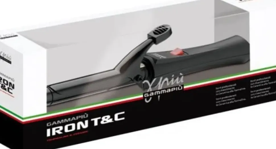 Gamma+ Clip Tourmaline Curling Iron Ø19