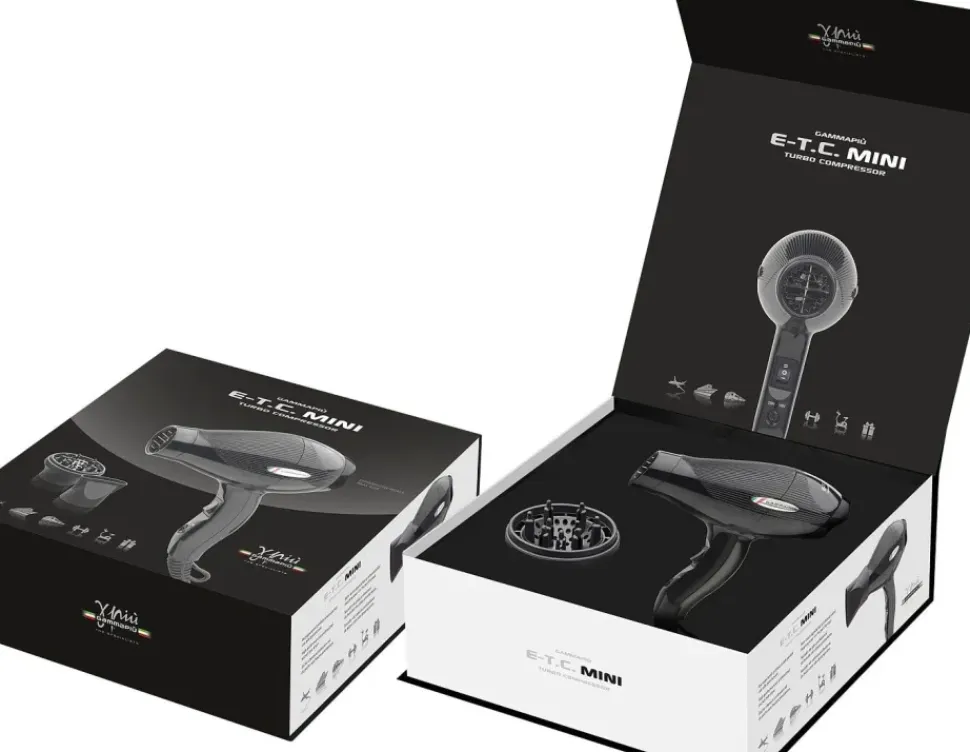 Gamma+ E-T.C. Mini Nylon Black 1200 Watt