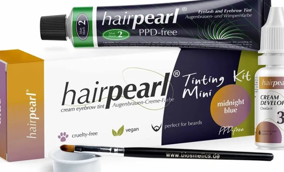 Hairpearl Tinting Kit Mini PPD-free - No 2 Midnight Blue