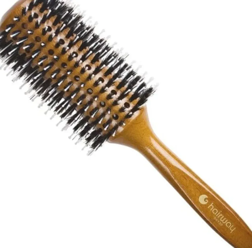 Hairway Round Brush Glossy Wood Ø 38/73 mm