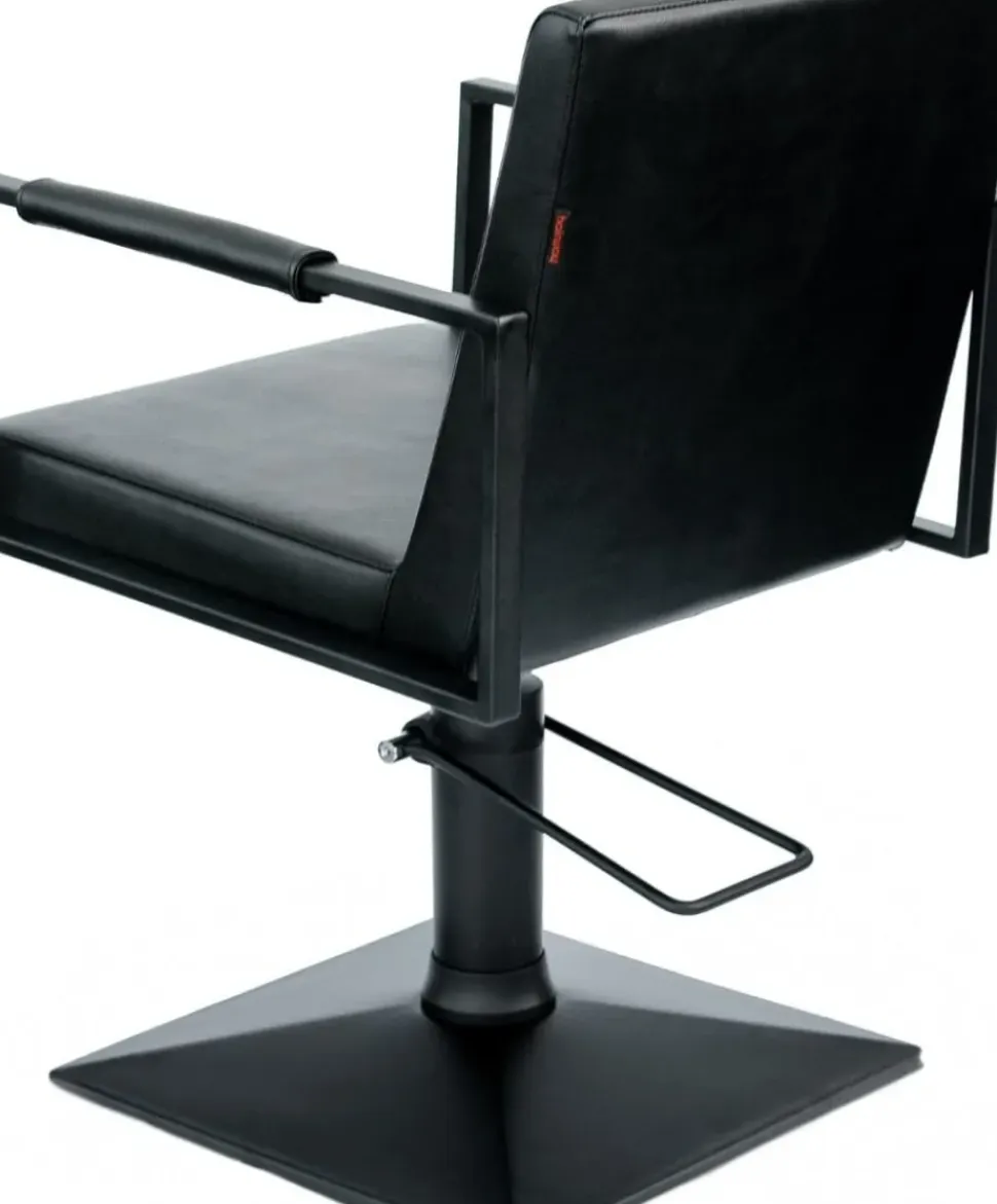 Hairway Styling Chair John Black Square Base