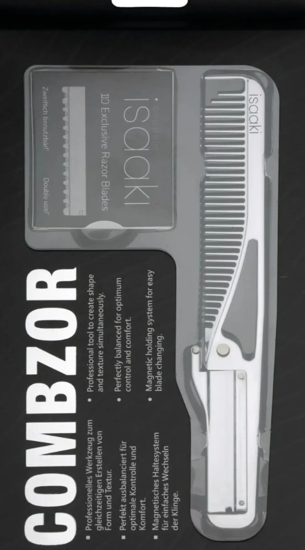 Isaaki Razor Combzor Chrome