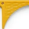 JRL Professional - Fine Teeth Tail Comb 9.8" Yellow