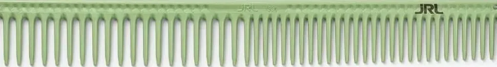 JRL Professional - Long Round Tooth Cutting Comb 9" Light Green