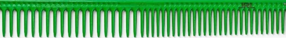 JRL Professional - Long Round Tooth Cutting Comb 9" Green