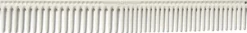 JRL Professional - Long Round Tooth Cutting Comb 9" White