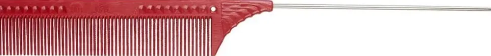 JRL Professional - Pin Tail Comb 8,8" Red