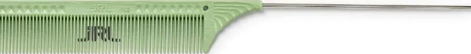 JRL Professional - Pin tail comb 8,8" Light green