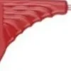 JRL Professional - Teasing comb 8.6" Red