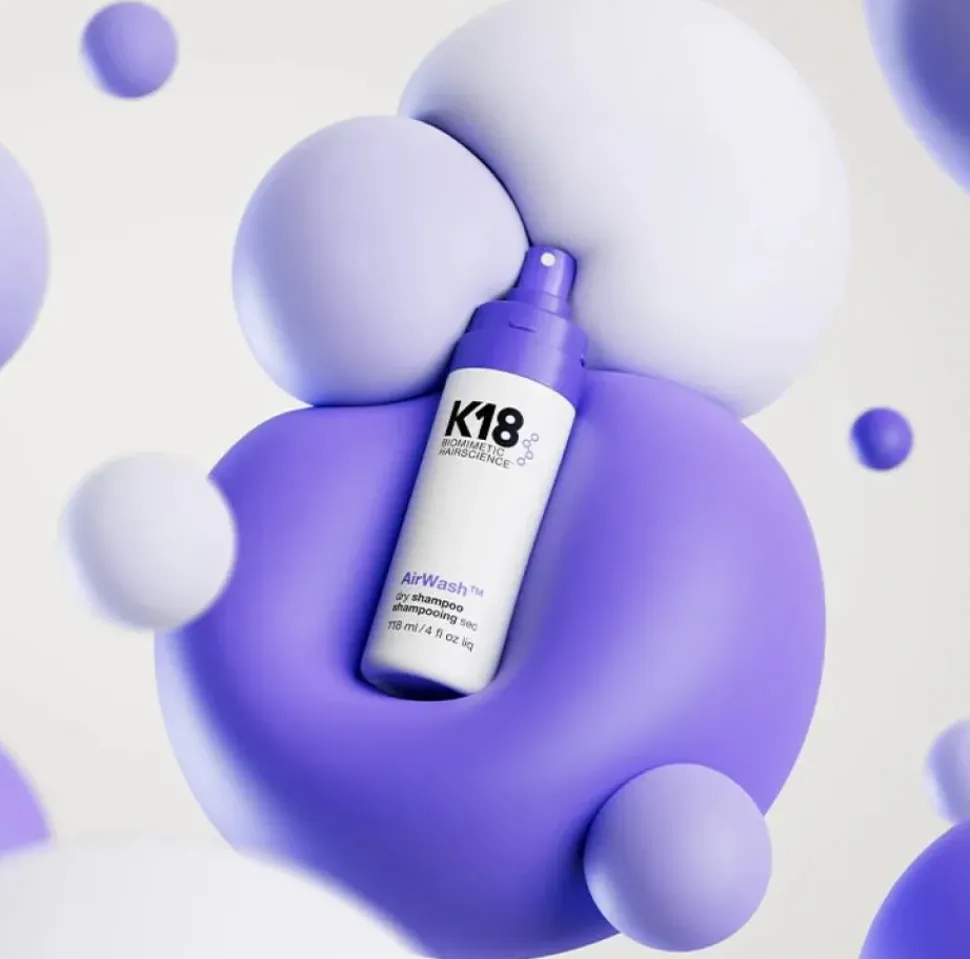 K18 AirWash Dry Shampoo 118 ml
