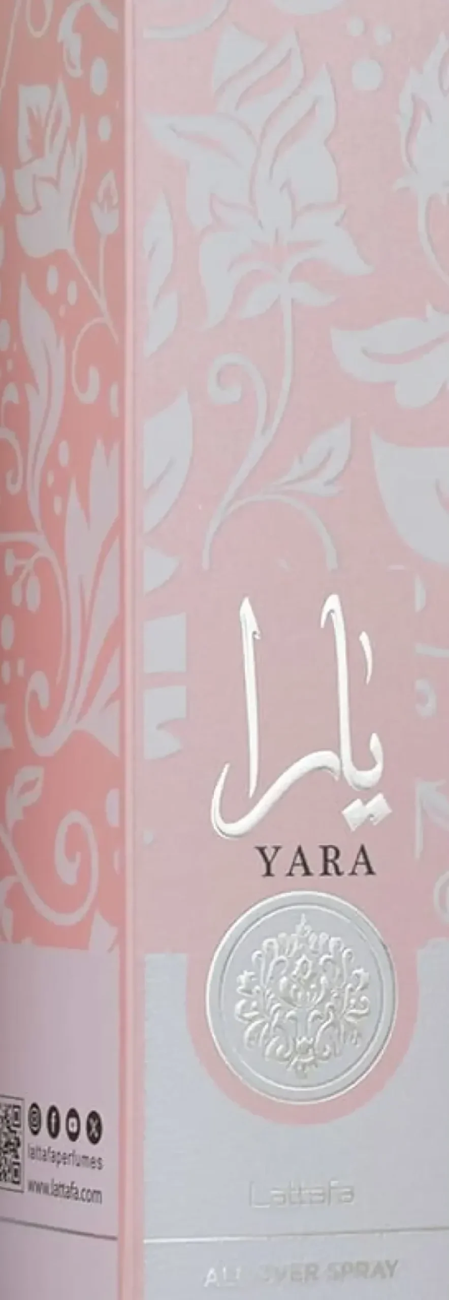 Lattafa All Over Spray - Yara Women 150 ml