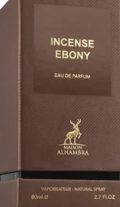 Lattafa Maison Alhambra Incense Ebony EDP 80 ml