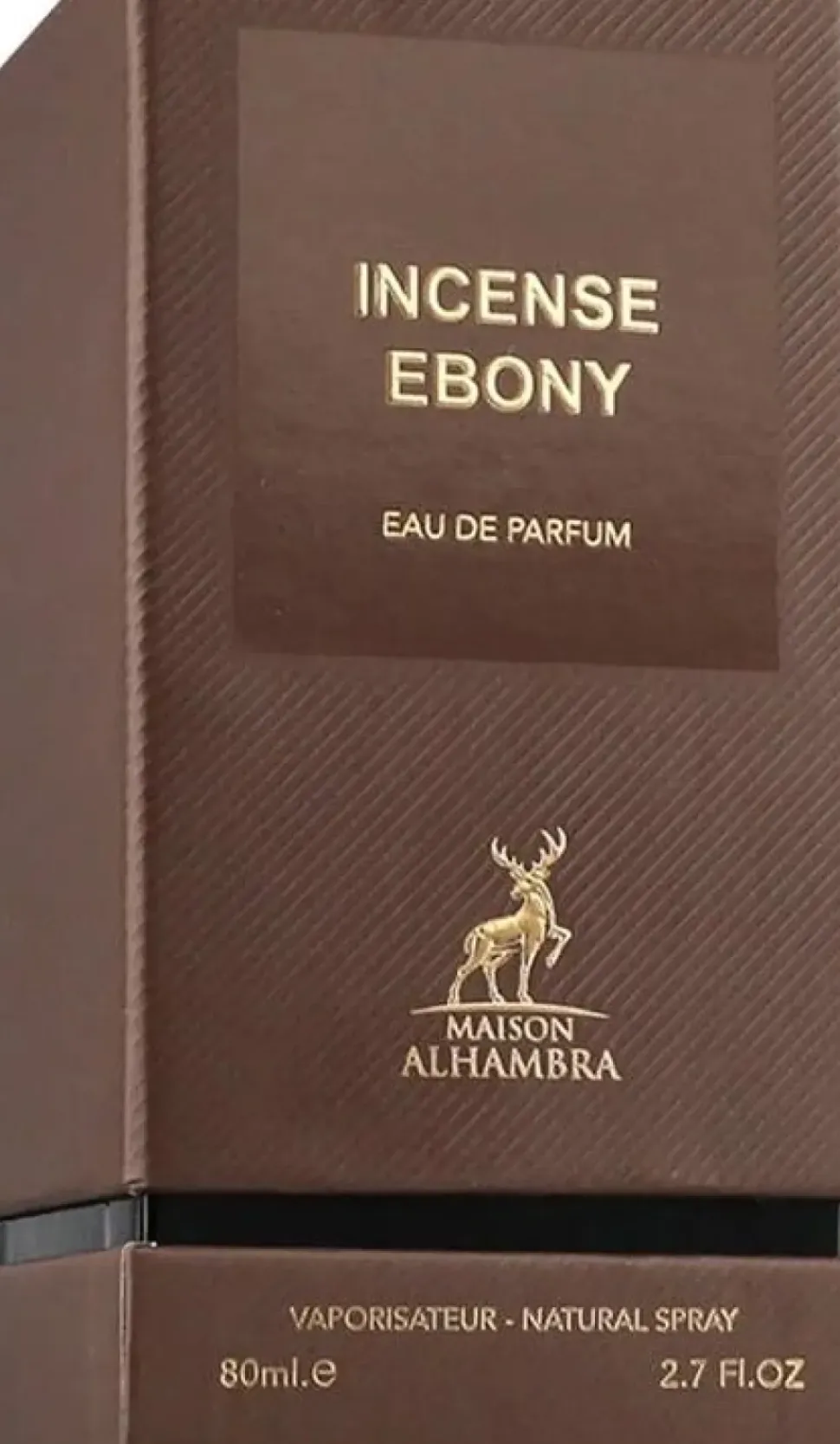 Lattafa Maison Alhambra Incense Ebony EDP 80 ml