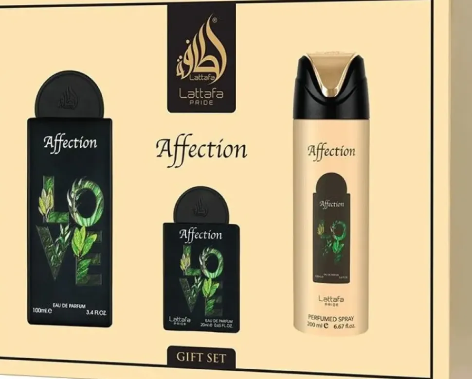 Lattafa Pride Affection 100 ml EDP + 20 ml EDP + 200 ml Deodorant
