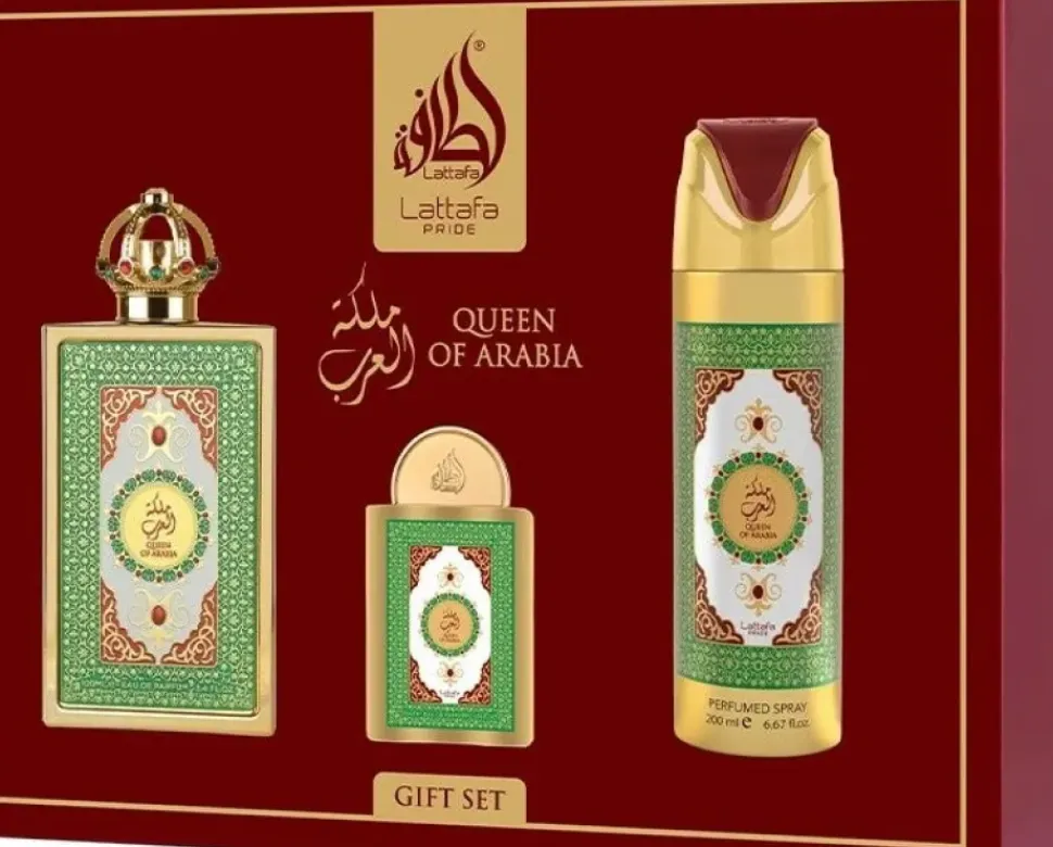 Lattafa Pride Queen of Arabia 100 ml EDP + 20 ml EDP + 200 ml Deodorant
