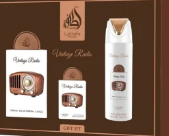 Lattafa ​​Pride Vintage Radio 100 ml EDP + 20 ml EDP + 200 ml Deodorant
