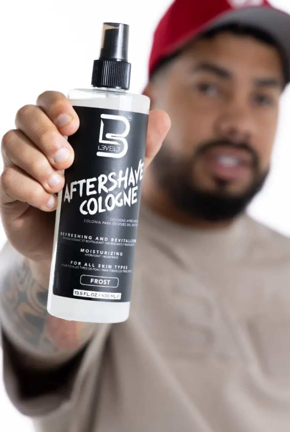 L3VEL3 - After Shave Spray Cologne Frost 400 ml